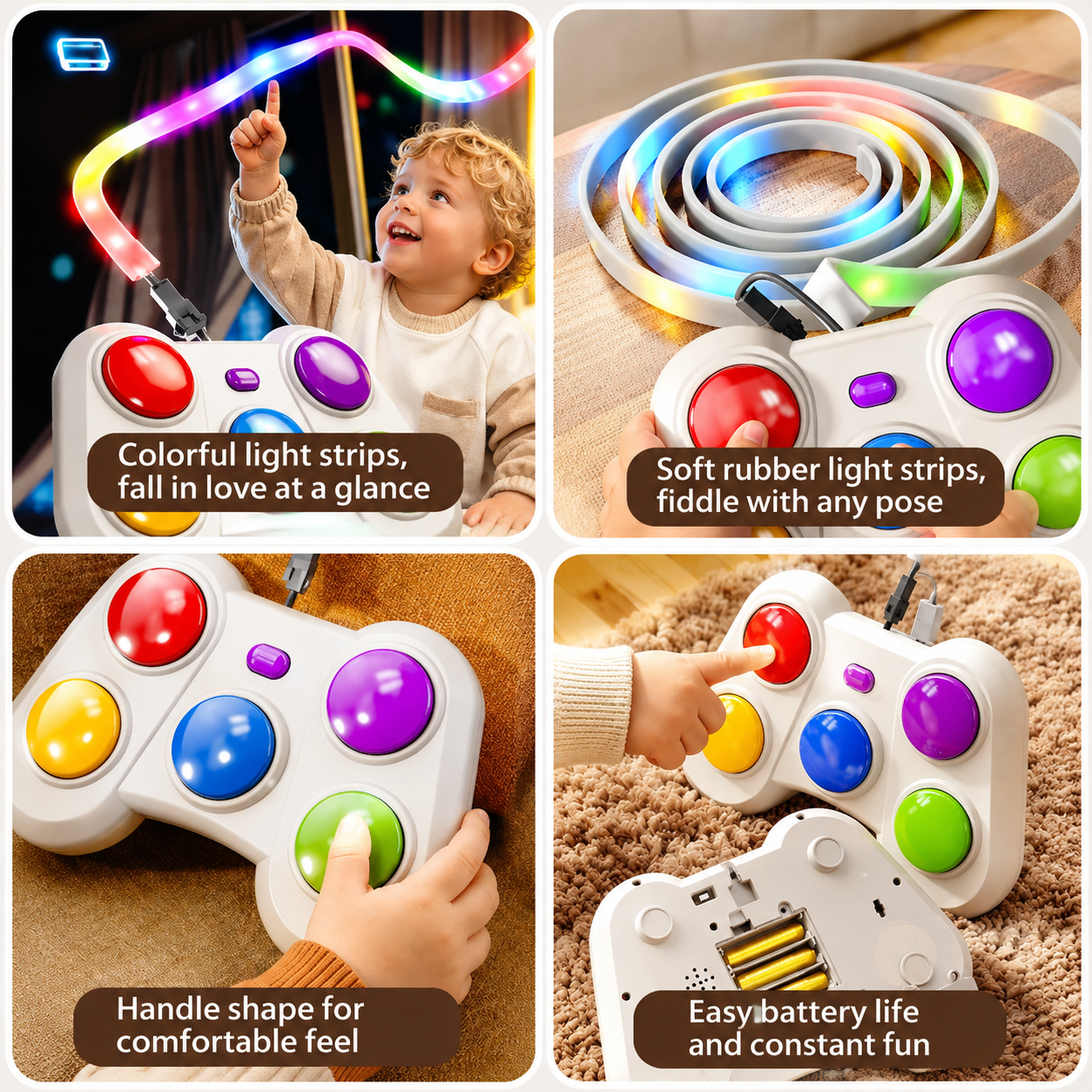 ColorRush – Legende & udfordrende – Lysende reaktionsspil med farveknapper