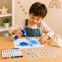 Thumbnail for PaintBuddy – Kreativt & lærerigt – Bærbart airbrush-tegnesæt
