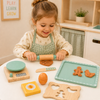 BakeBuddy – Kreativt & lærerigt – Legetøj: Bagesæt af træ