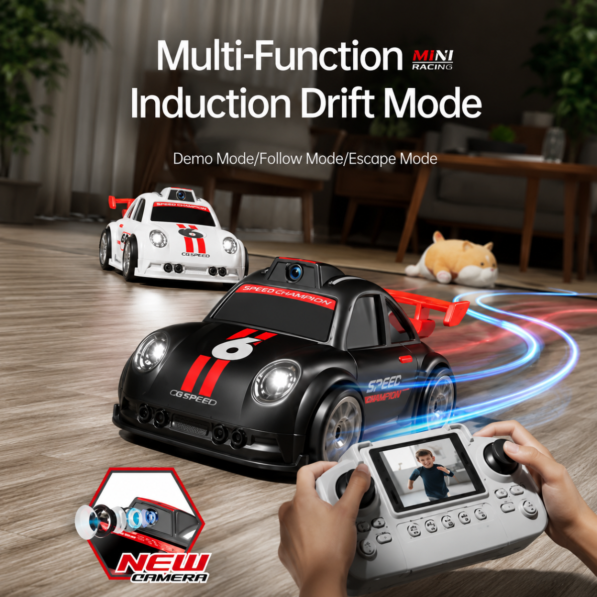 RacePro – RC & Stunt – Drift-Sensing Racer Auto med kamera
