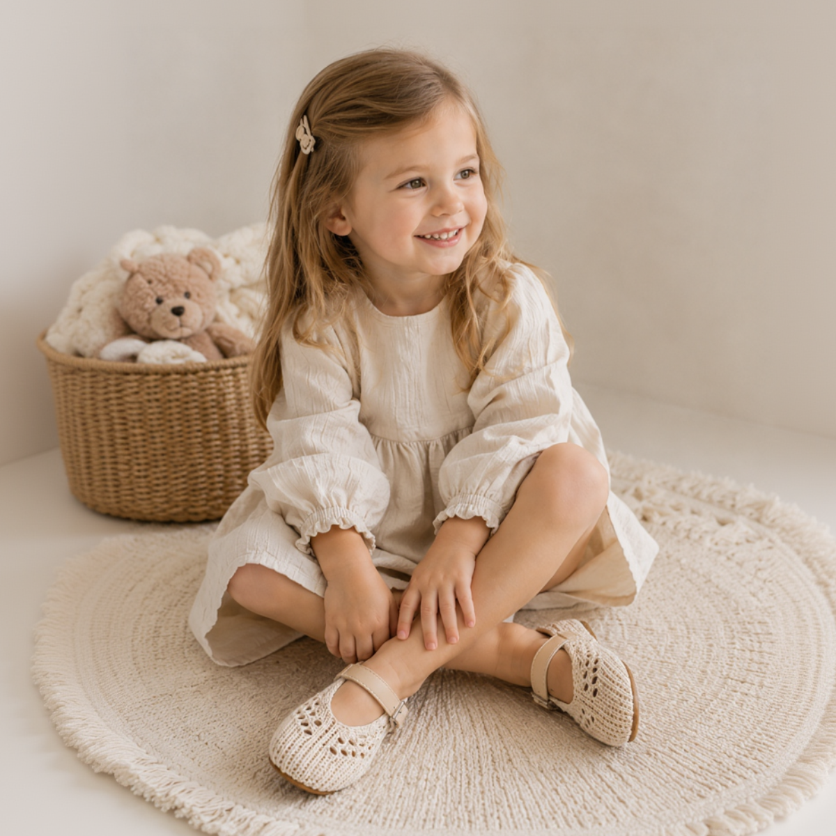 LittleWalkers – Komfort & åndbarhed – Mary Jane-ballerinasko