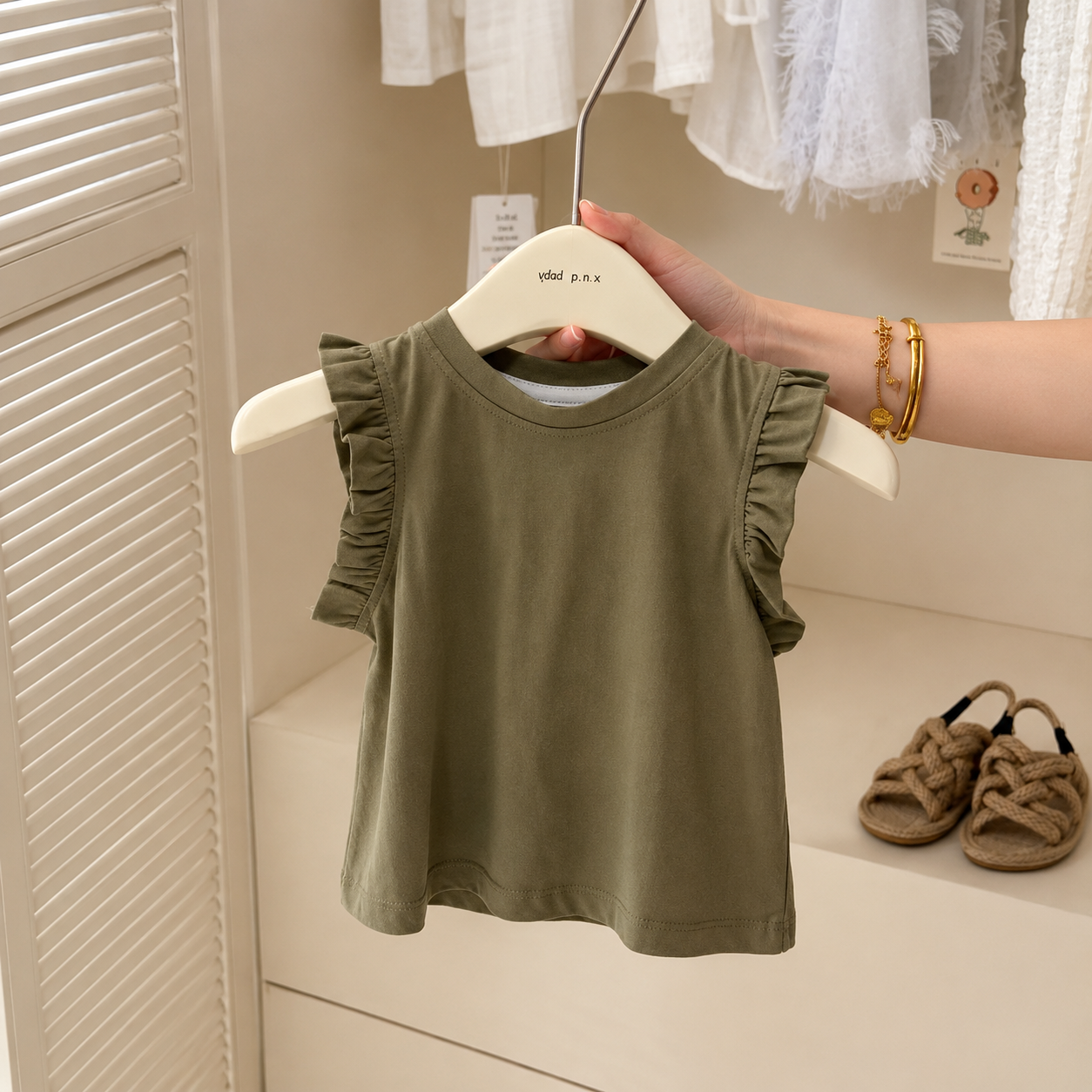 LittleStar – Komfort & stil – Børnekjole med flæser til sommerlooket