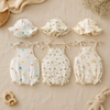 LittleBlossom – Sommerlig komfort og stil – Baby-bodysuit med hue