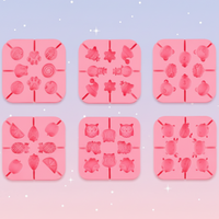 Thumbnail for SweetPop – Bevidst godbidder – Sæt med silikoneforme til slikkepinde