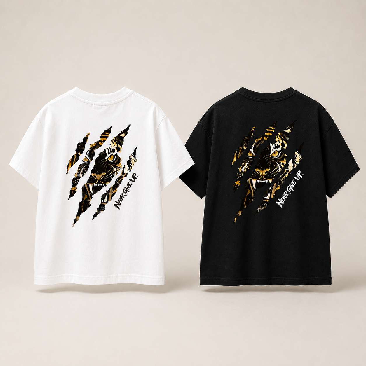 WildRoar – Sjov & afslappet – Børnet-shirt med tigerprint