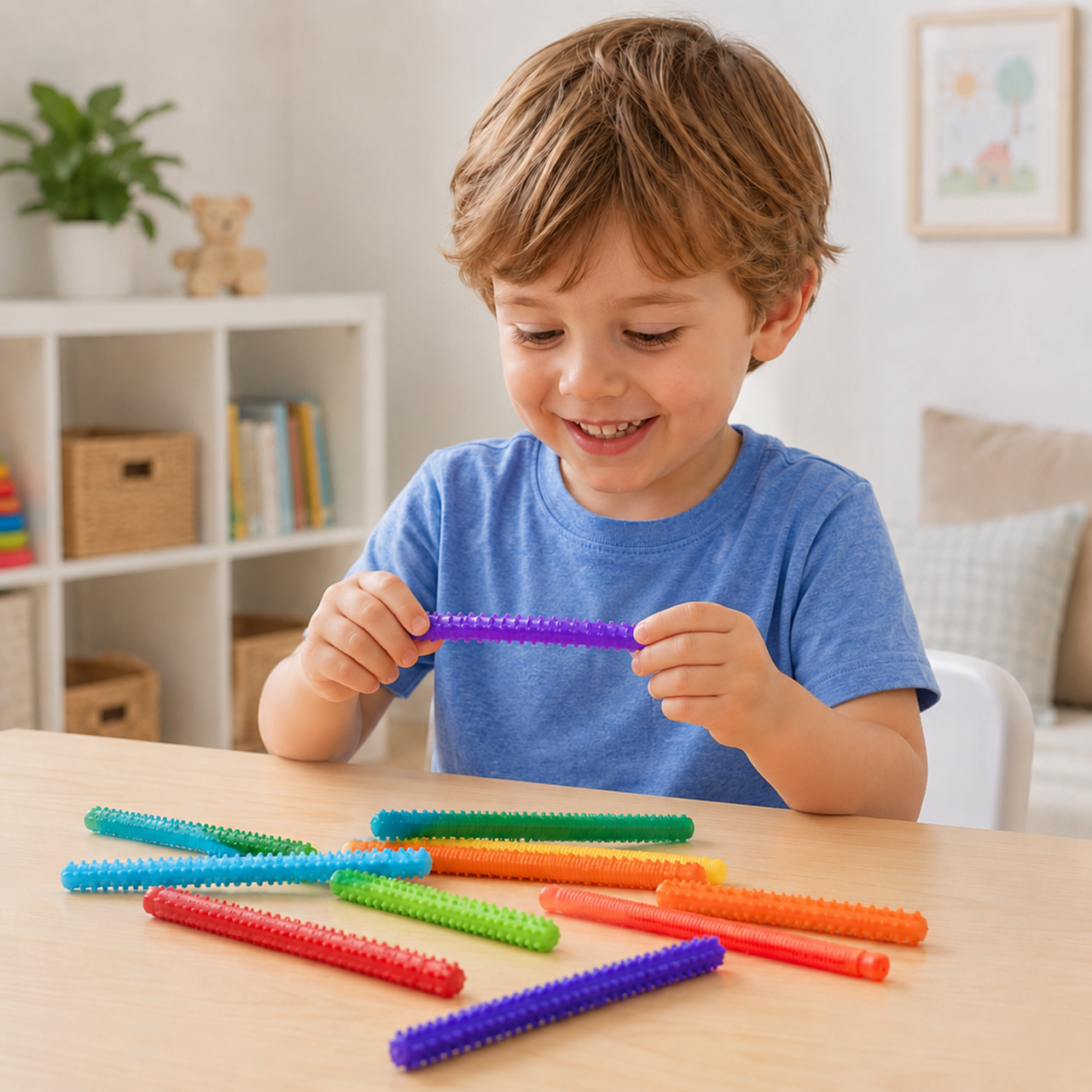 SensoryFlex – Beroligende & interaktivt – sensoriske fidget-sticks