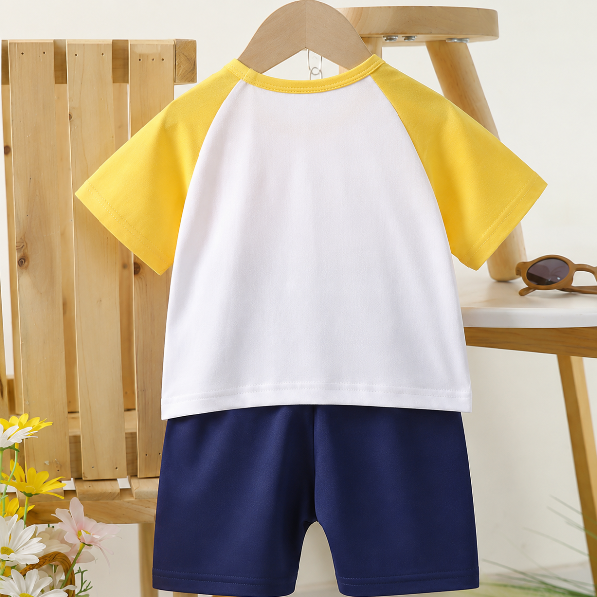 Mini Fashion™ - Løveprint - Sommersæt til drenge