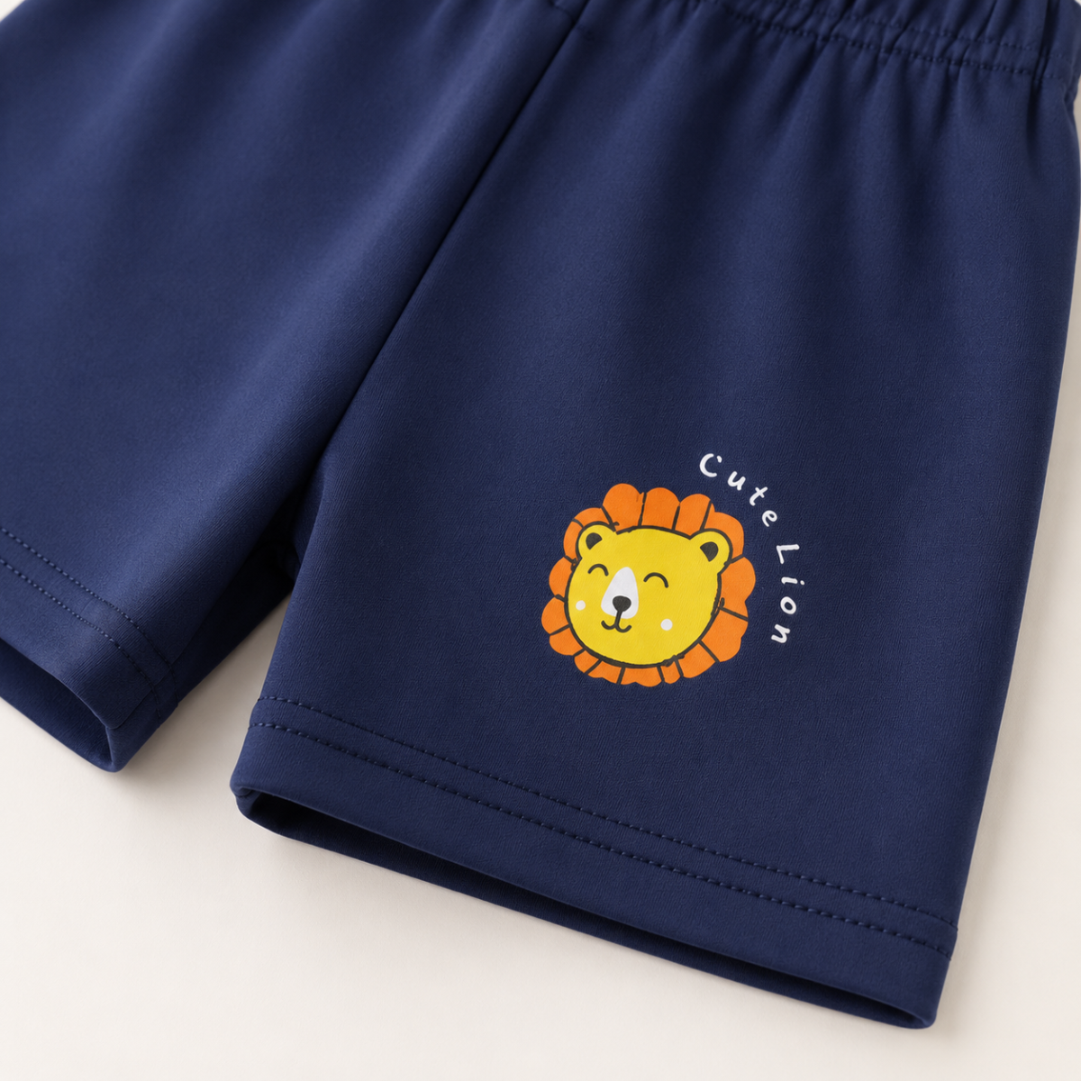 Mini Fashion™ - Løveprint - Sommersæt til drenge
