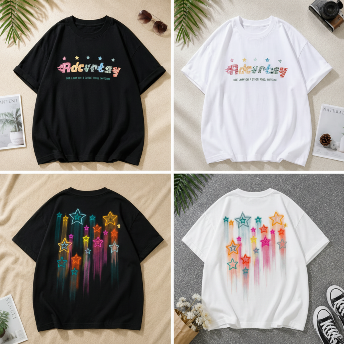 StarGlow – Let og legende – Stjerne-T-shirt