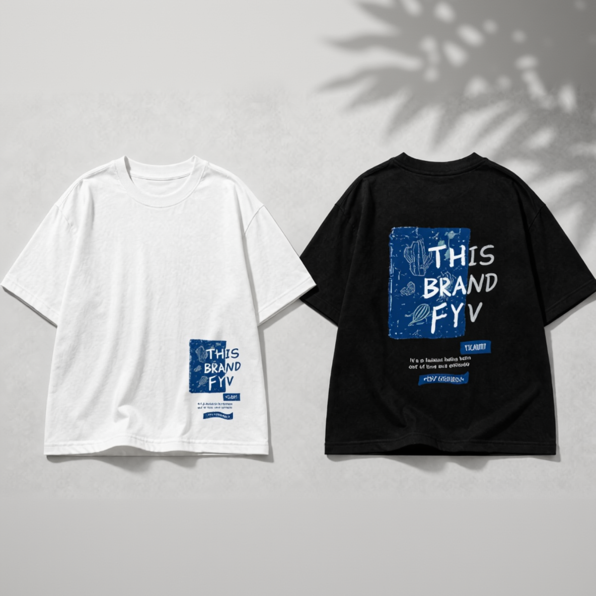 BrightTees – Komfortabel og farverig – T-shirt med print