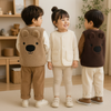 Baby Bear Fleece Vest – Varm og blød – Børnevest med bjørnemotiv