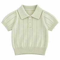 Thumbnail for MiniLuxe – Elegant og behagelig – poloshirt i strikket stof