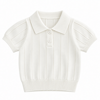 Thumbnail for MiniLuxe – Elegant og behagelig – poloshirt i strikket stof