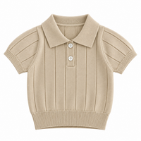 Thumbnail for MiniLuxe – Elegant og behagelig – poloshirt i strikket stof