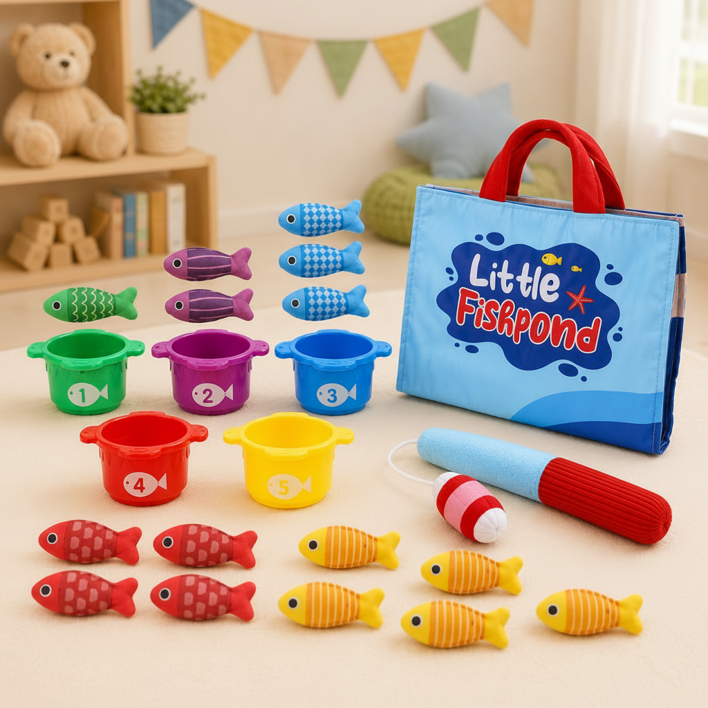 LittleFisher – Lærerigt & interaktivt – Montessori-fiskespil