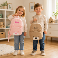 Thumbnail for MyLittleBag – Personligt & sødt – Personlig børnerygsæk med navn og dyremotiv