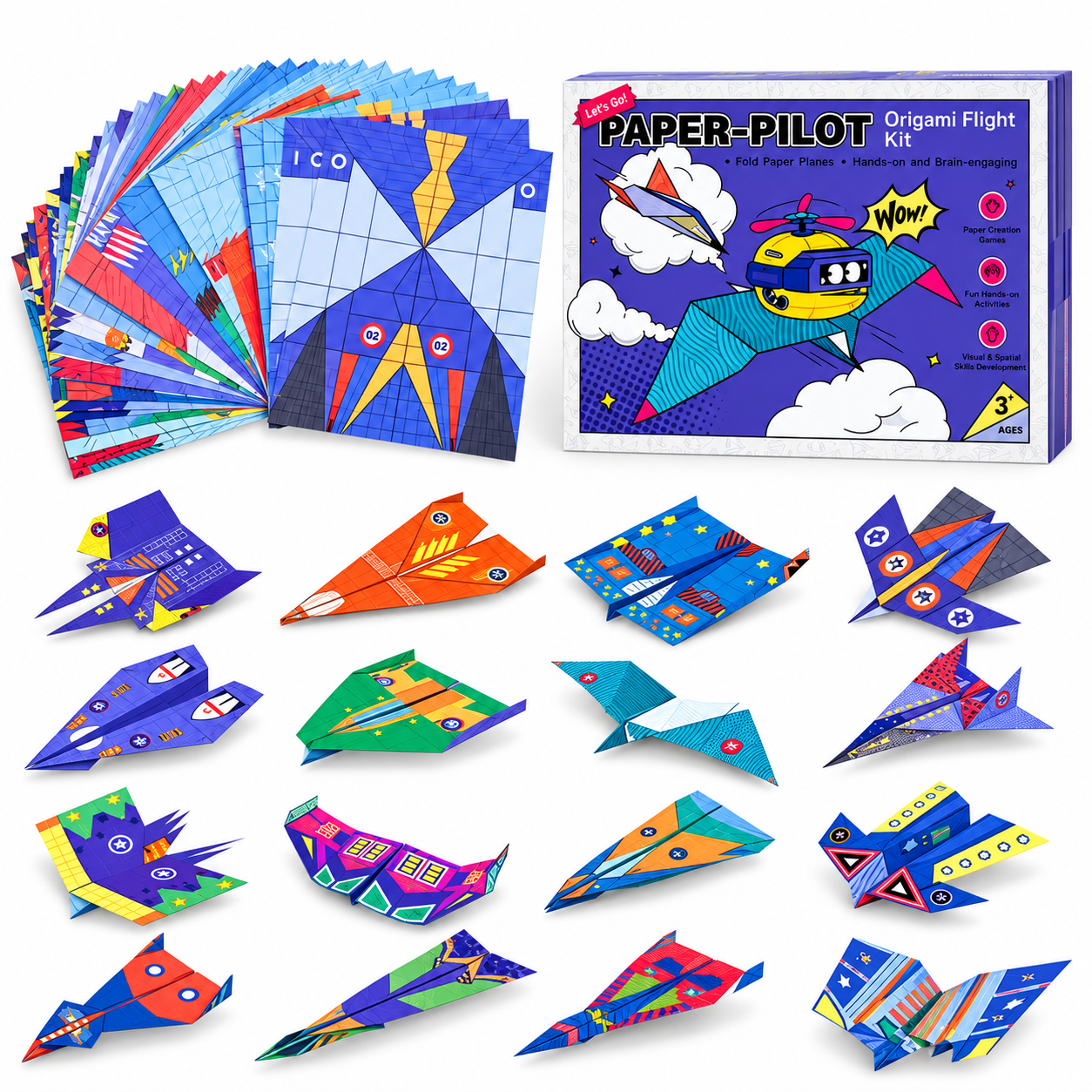 PaperFly – Kreativt & lærerigt – Origami-flyvesæt