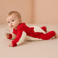 Thumbnail for TinyCleaner – Blødt og praktisk – baby-jumpsuit til at kravle og lege i