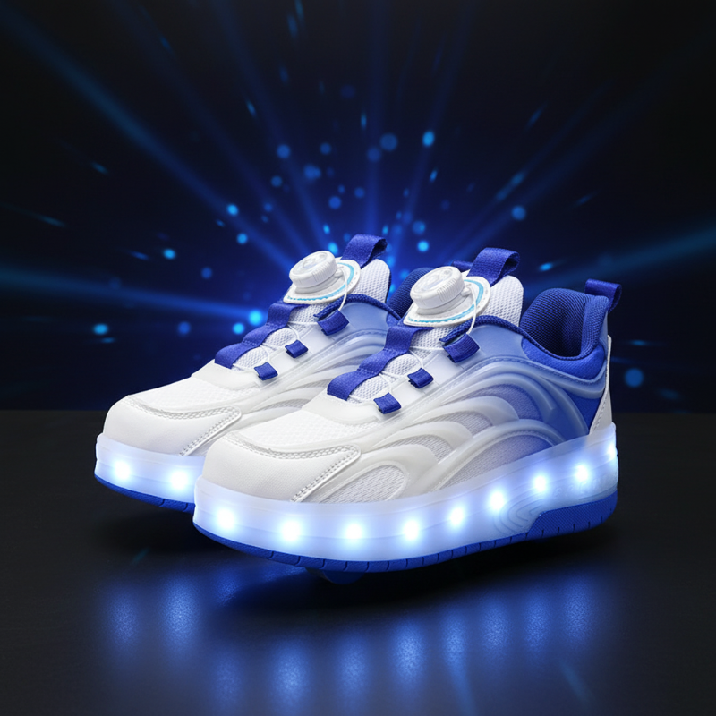 Light-Up Skate Shoes – LED & komfortable – lysende sneakers med rullefunktion