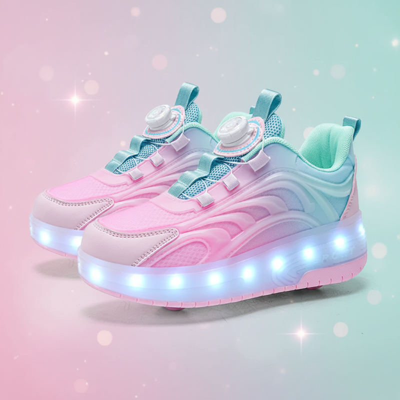 Light-Up Skate Shoes – LED & komfortable – lysende sneakers med rullefunktion