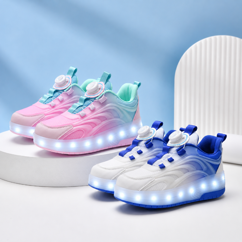 Light-Up Skate Shoes – LED & komfortable – lysende sneakers med rullefunktion