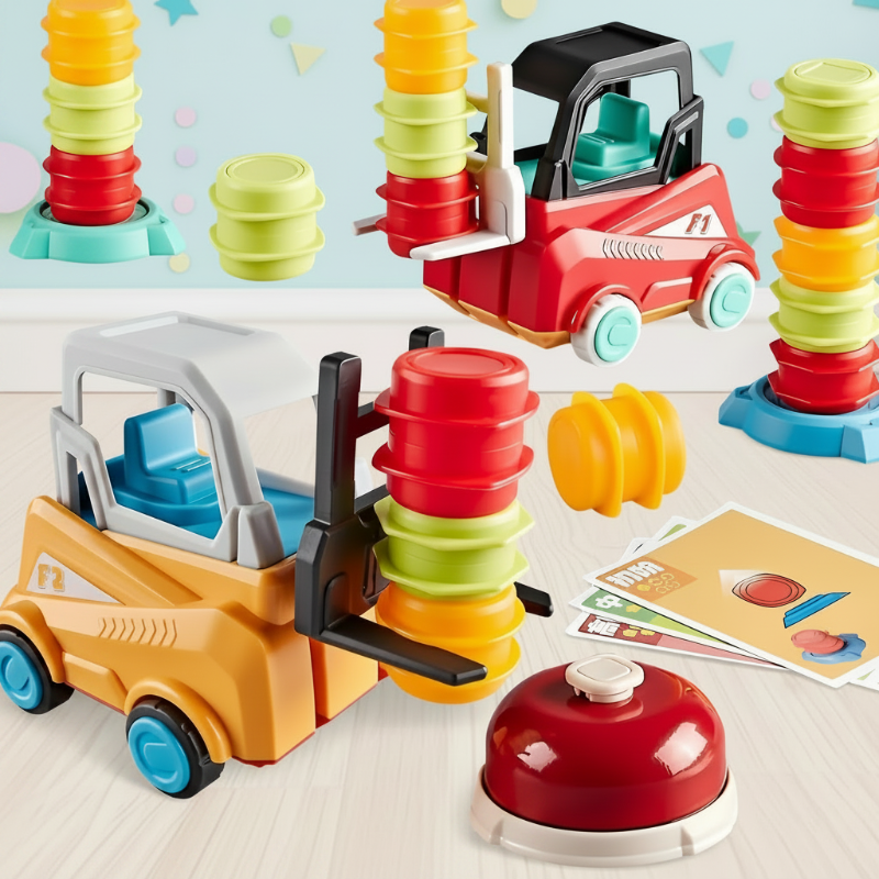 LittleBuilders – Interaktivt & sikkert – Gaffeltruck-legesæt