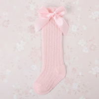 Thumbnail for LittleCharm – Bløde og stilfulde – knæstrømper til piger med sløjfe