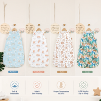Thumbnail for LittleDreams – Blødt og åndbart – Sovepose til baby uden ærmer