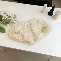 Thumbnail for LovelyBloom – Blødt & sødt – Børnebukser med flæser og sløjfe