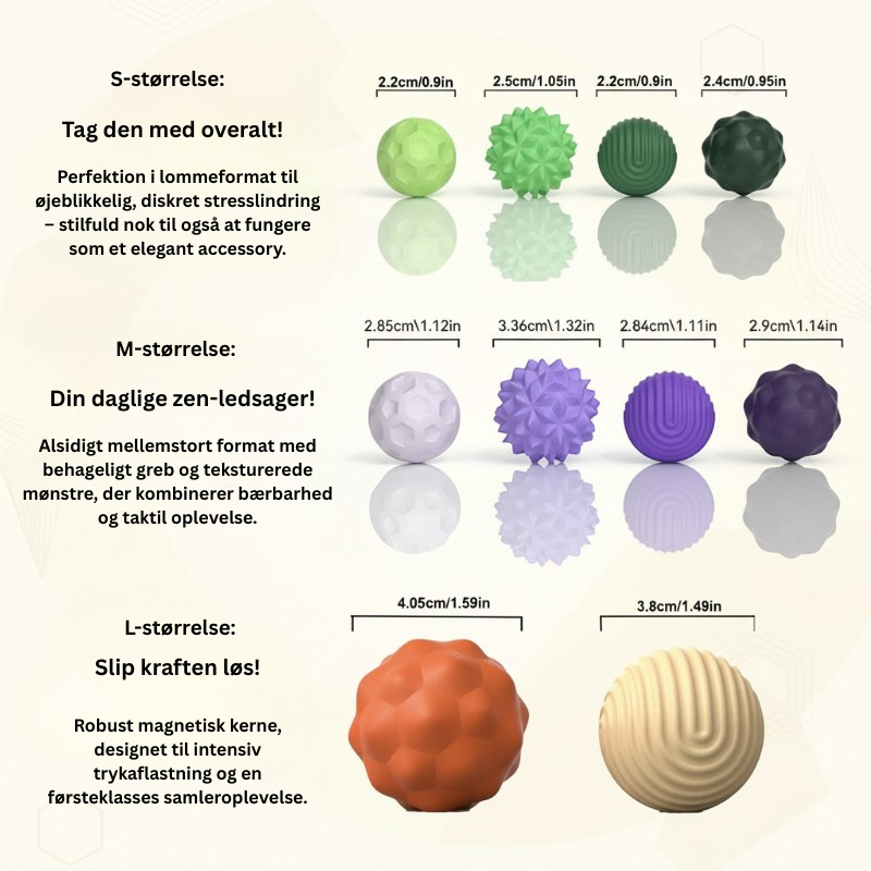 CalmSphere – Blødt & fokuseret – Magnetisk stresslegetøj
