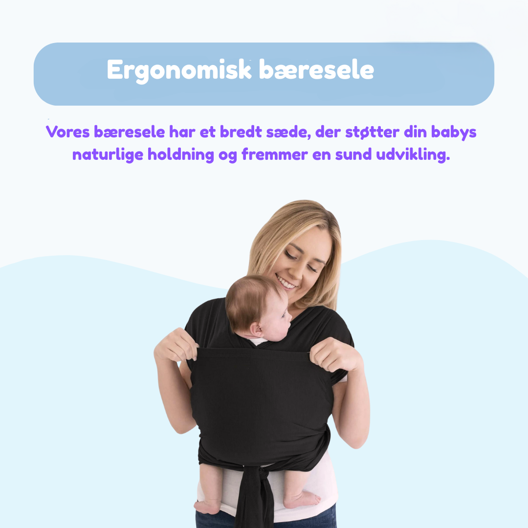 SoftNest - Komfortabel, åndbar og sikker – ergonomisk bæresele til babyer
