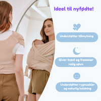 Thumbnail for SoftNest - Komfortabel, åndbar og sikker – ergonomisk bæresele til babyer