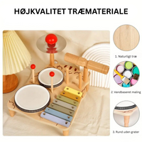 Thumbnail for Woods – Musikalsk og pædagogisk – Træ-trommesæt til småbørn