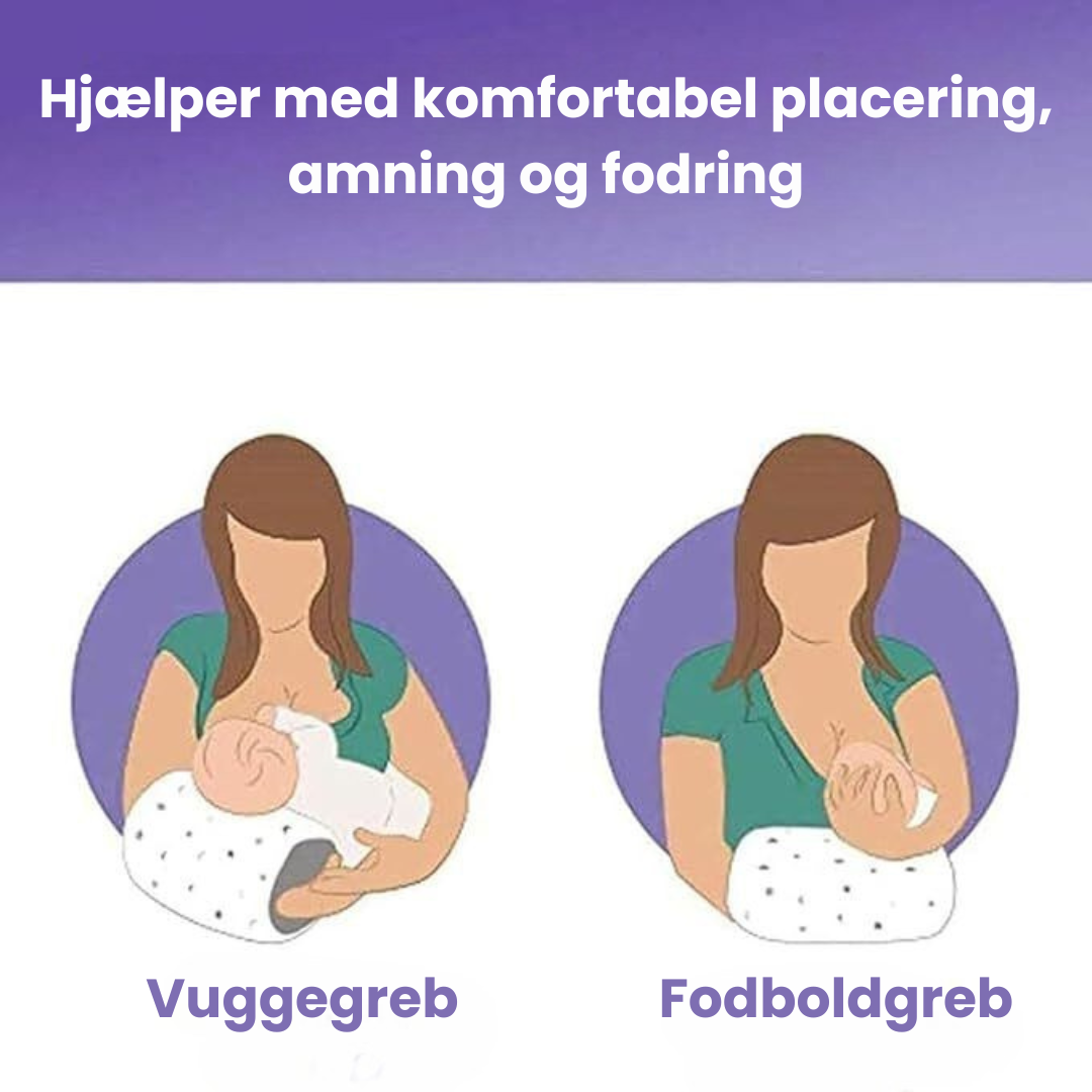 MamáEase – Ergonomisk og blød – Ammepude til baby
