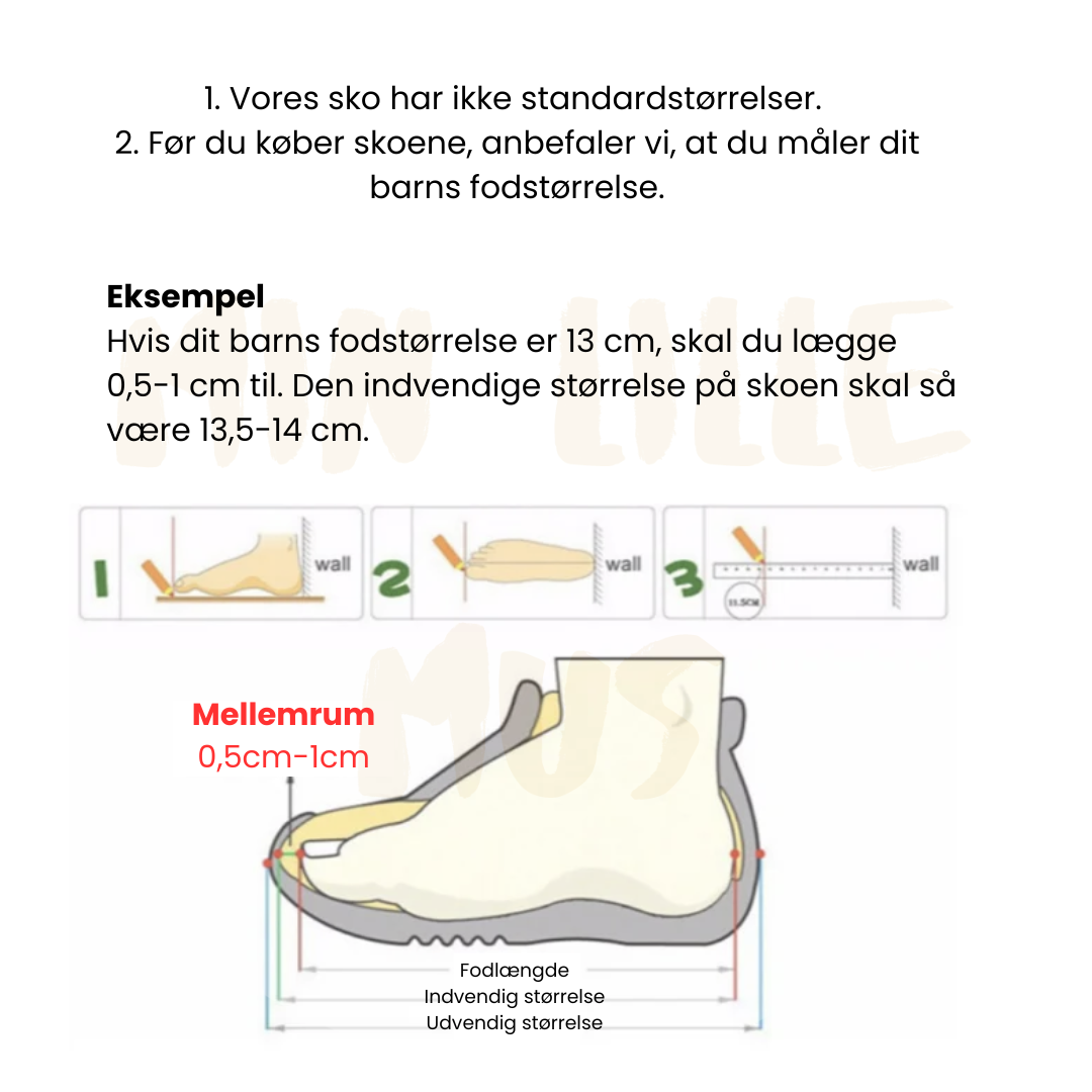 Barefoot – Bred næse & komfort – Barefoot børnesneakers