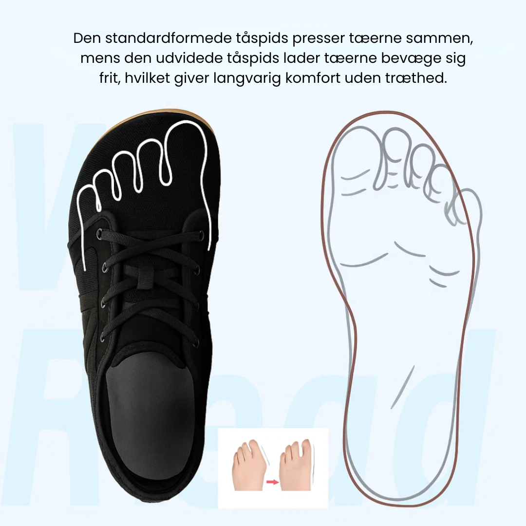 Barefoot – Bred næse & komfort – Barefoot børnesneakers