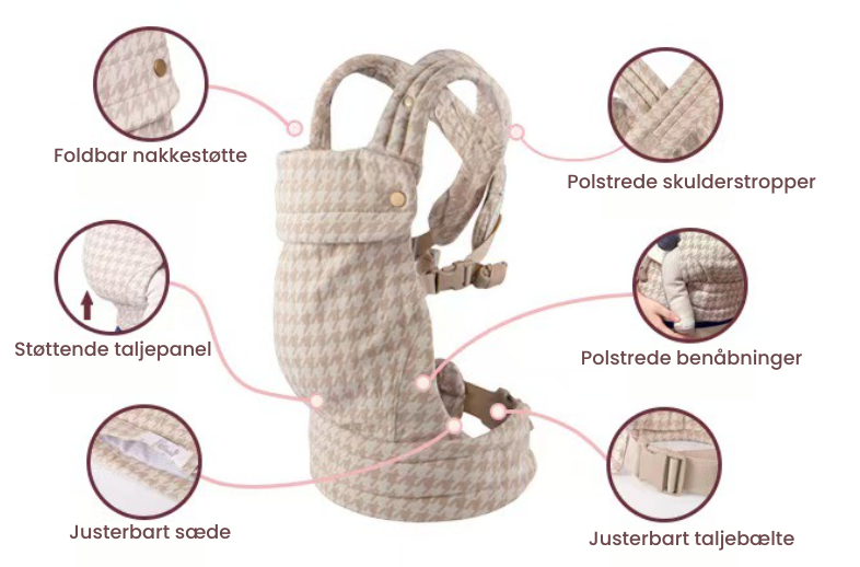 Snug Sling™ – Zacht og Dichtbij – Bæresele til baby og småbørn