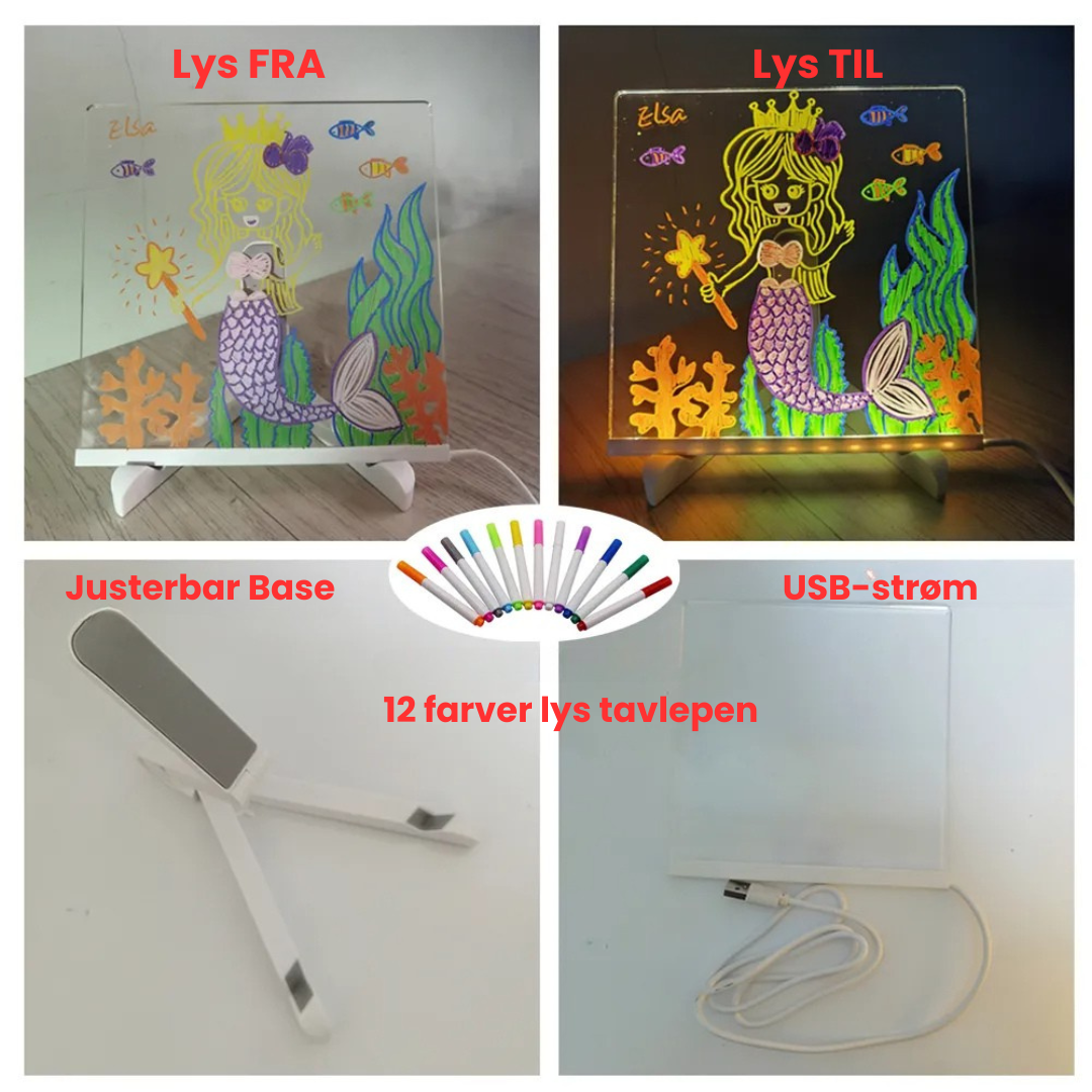 Drawing Light™ | Oplyste fantasier - Tegnebræt