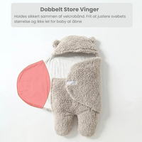 Thumbnail for SnuggleBear™ - vikletæppe til baby
