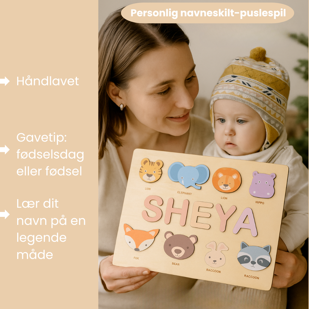 Woods™ - Giv et varigt minde! - Personaliseret puslespil