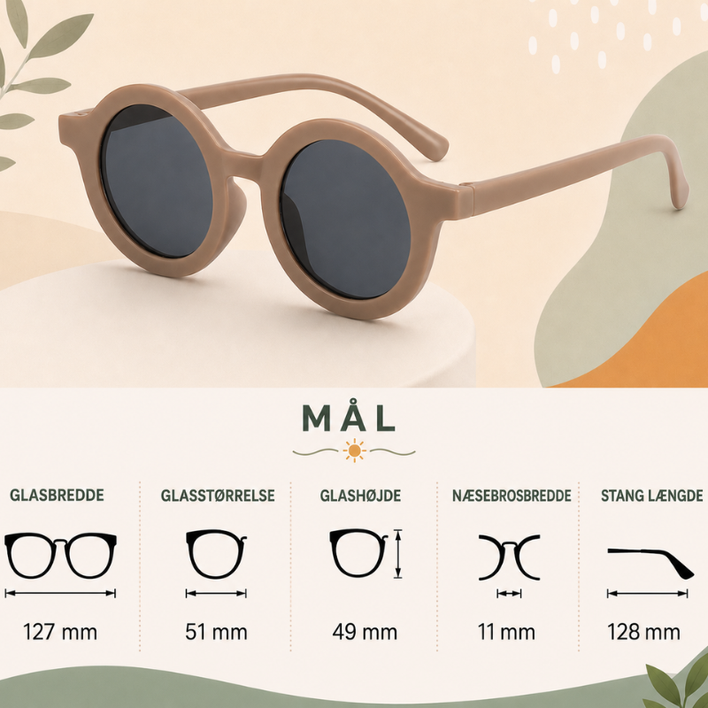 Kids Sunglasses Set – UV-beskyttelse & sjov – solbriller til børn