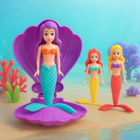 Thumbnail for AquaWhirl – Magisk svømmesjov – Havfrue i muslingeskal
