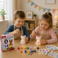Thumbnail for MiniCrafters – Kreativitet & læring – DIY-lampe og dyresæt til maling