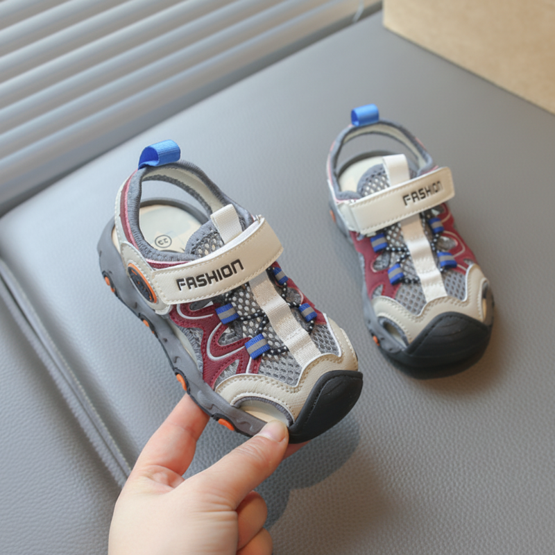 Mini Fashion™ - Åndbart design – børnesandaler
