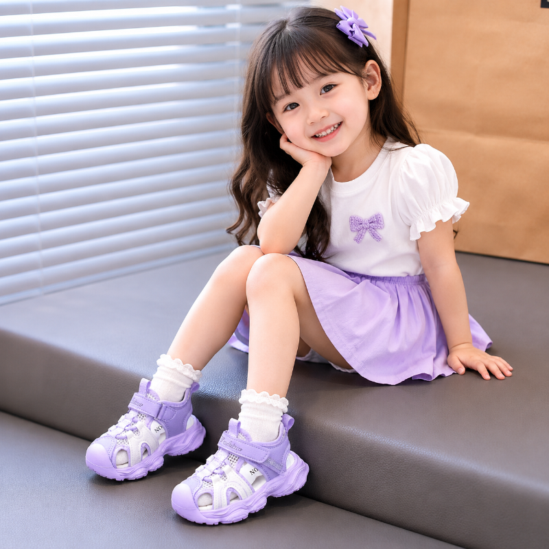 Mini Fashion™ - Åndbart design – børnesandaler