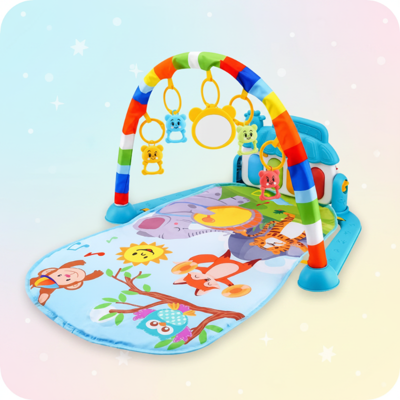 Musical Baby Play Gym – Farverigt og lærerigt – Baby Gym-tæppe
