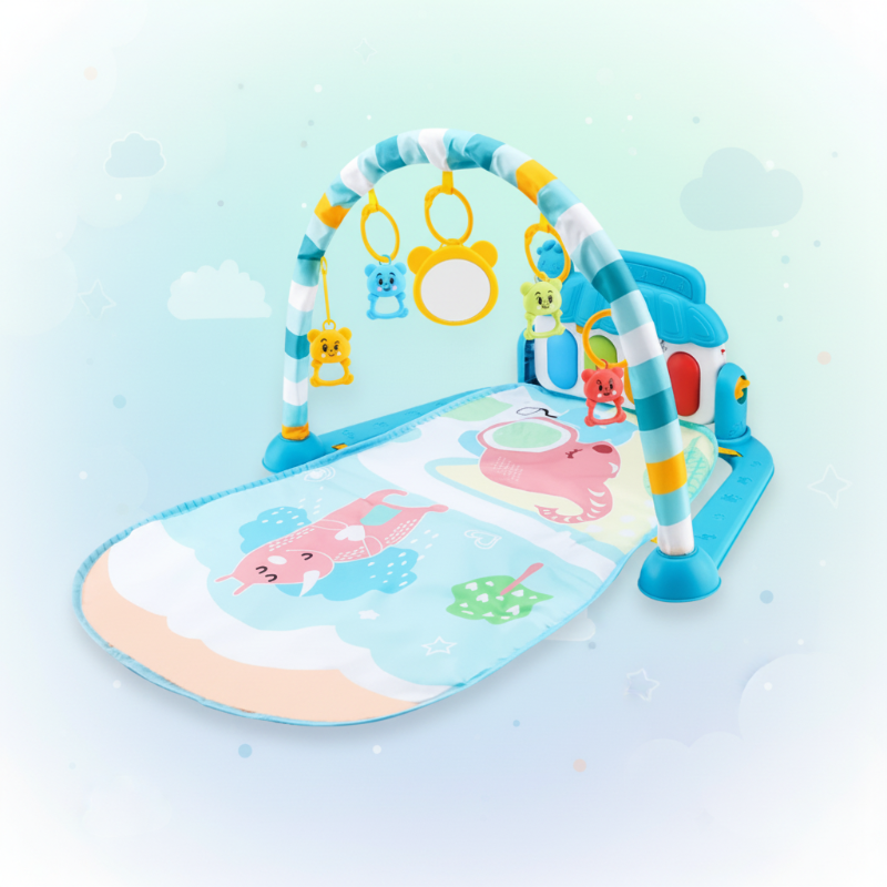 Musical Baby Play Gym – Farverigt og lærerigt – Baby Gym-tæppe