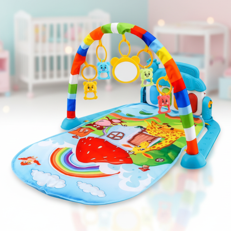 Musical Baby Play Gym – Farverigt og lærerigt – Baby Gym-tæppe