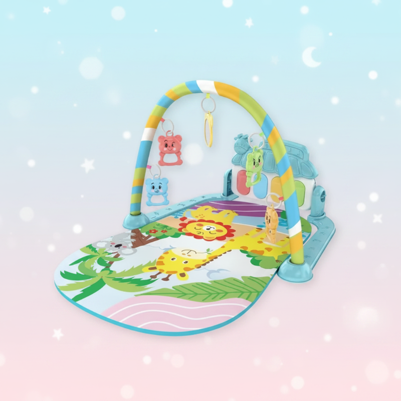 Musical Baby Play Gym – Farverigt og lærerigt – Baby Gym-tæppe