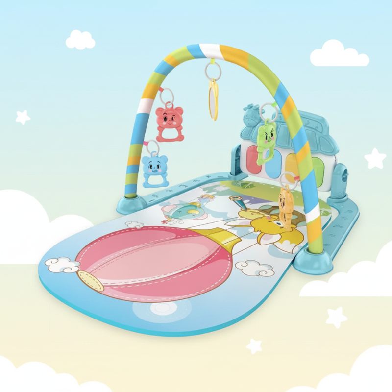 Musical Baby Play Gym – Farverigt og lærerigt – Baby Gym-tæppe